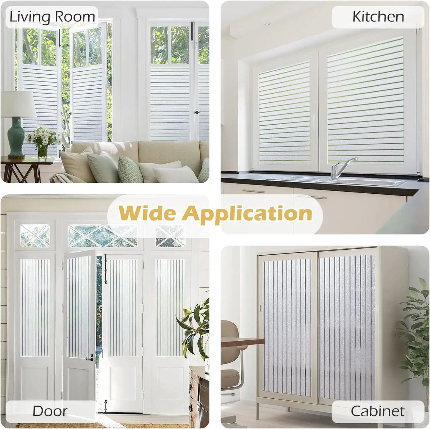 Stripe Frosted Flim