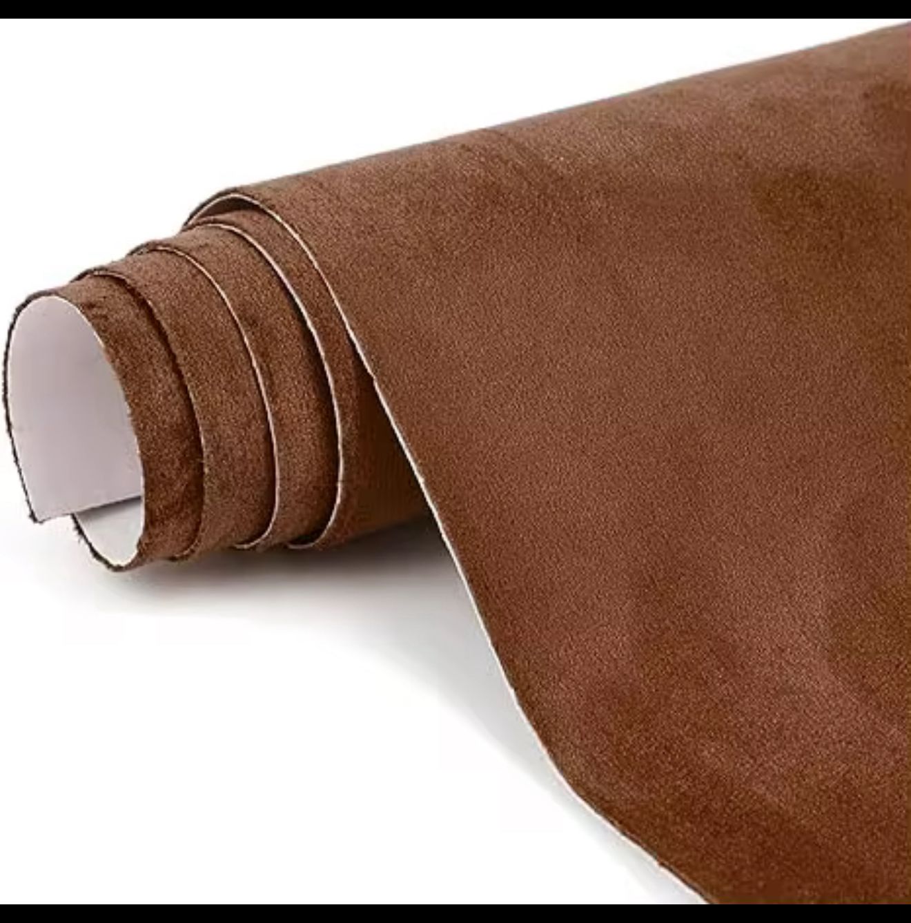 Brown Suede Velvet Car Interior Wrapping Fabric Film