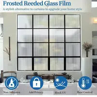 Fluted Glass Film