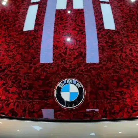 Red Forged Carbon Wrapping Vinyl