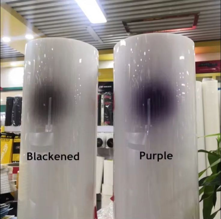 Photochromic Headlight Tint- Purple & Black