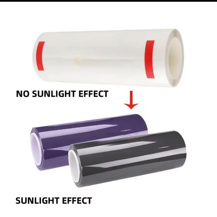 Photochromic Headlight Tint- Purple & Black