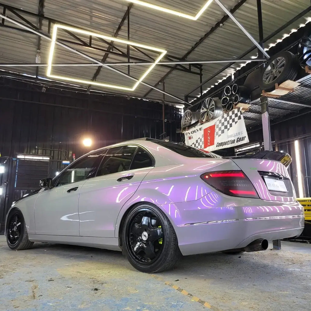 Glossy Car Wrapping Film Volcano Grey Candy