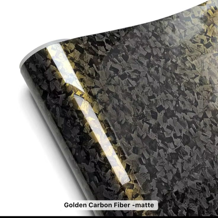 Black Forged Carbon With Golden Tint