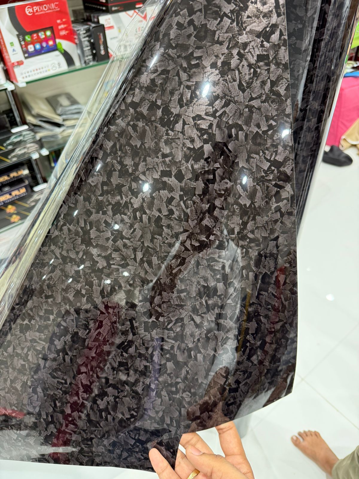 Deep Black Forged Carbon Fiber - Glossy