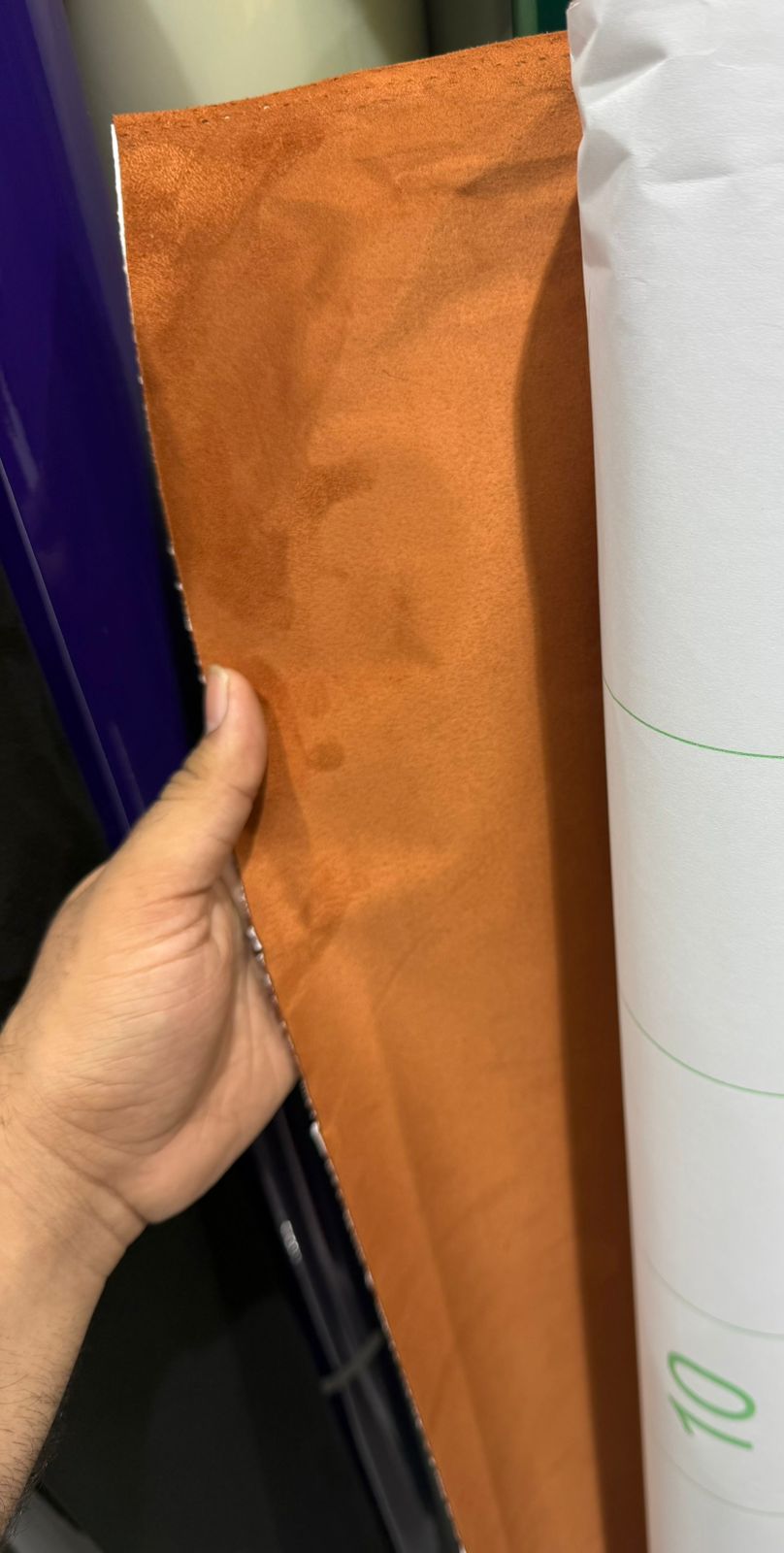 Lite Brown Alcantara