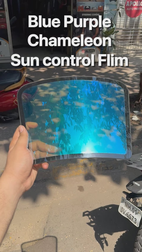 Blue Purple Chameleon Windshield Tint