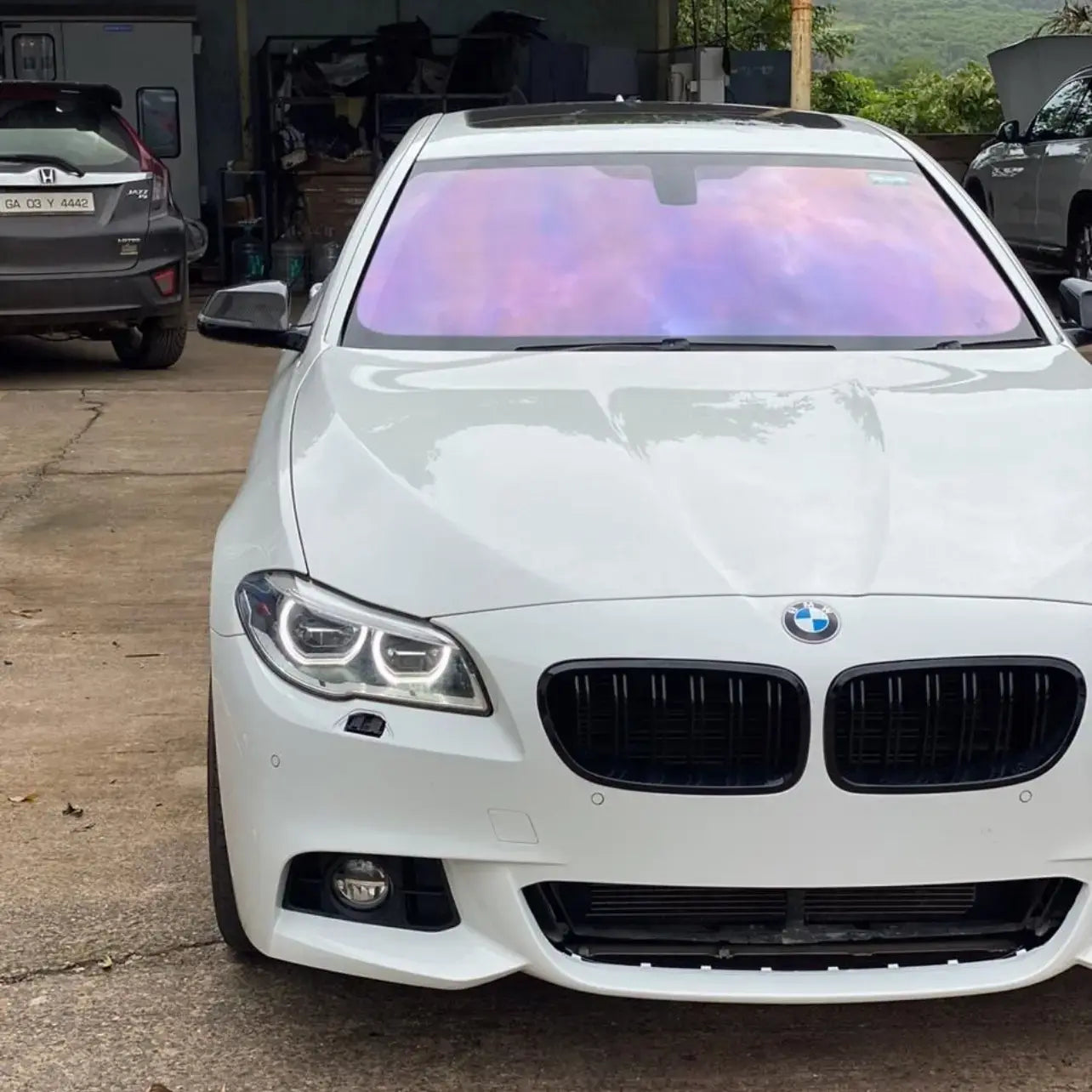 Blue Purple Chameleon Windshield Tint